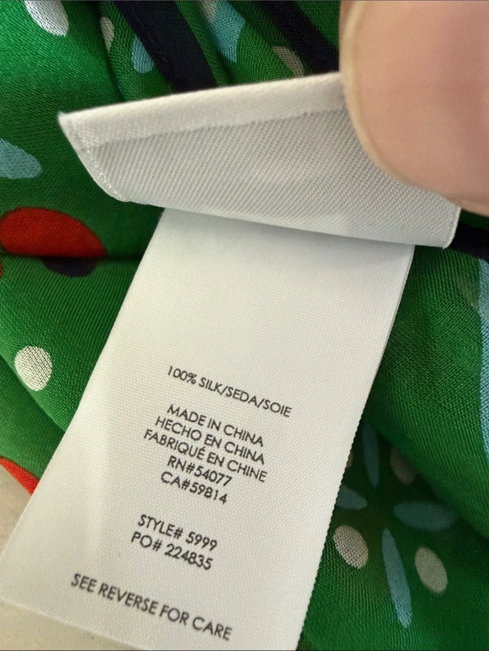 CABi silk scarf